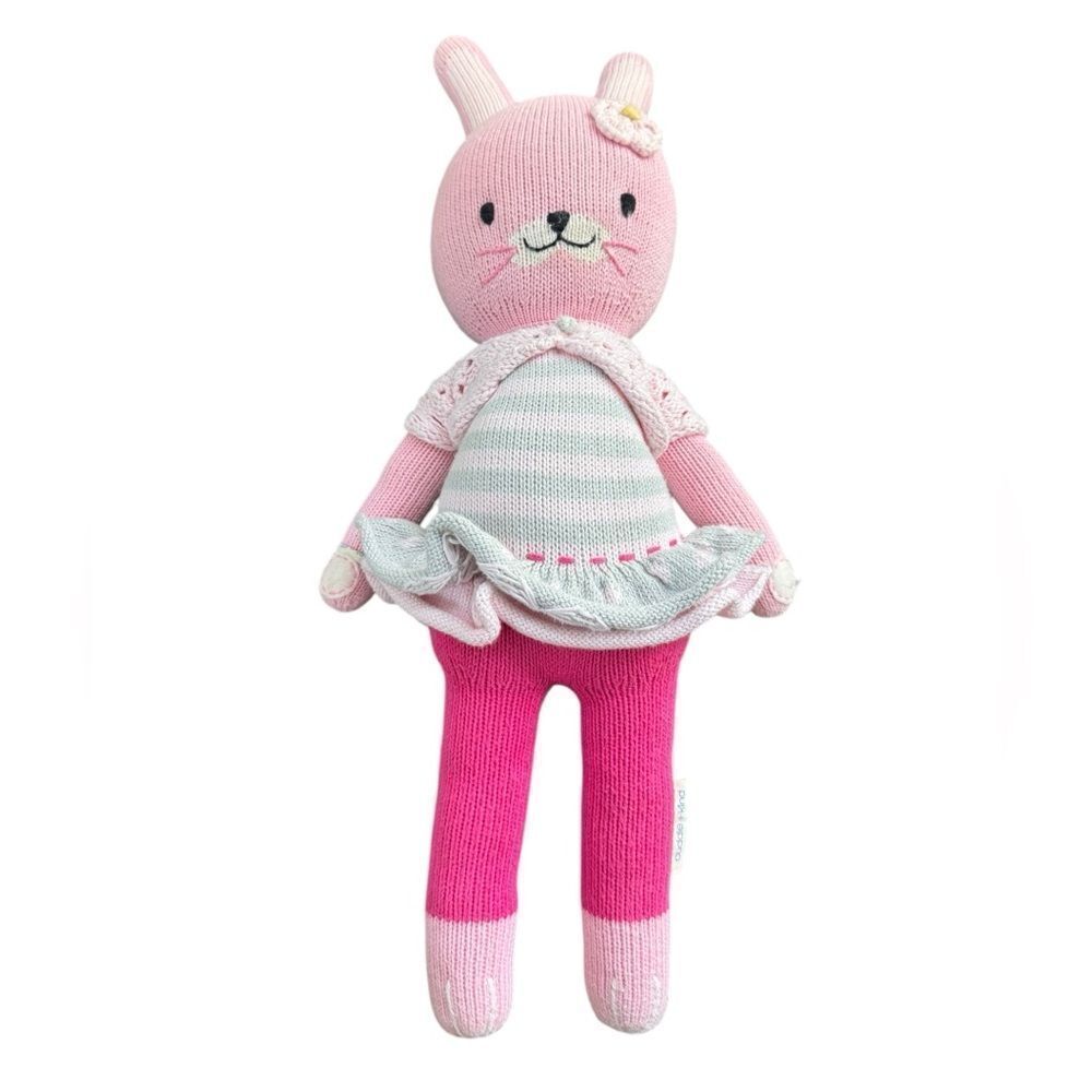 Cuddle + Kind Chloe the Bunny hand-knit doll 20”